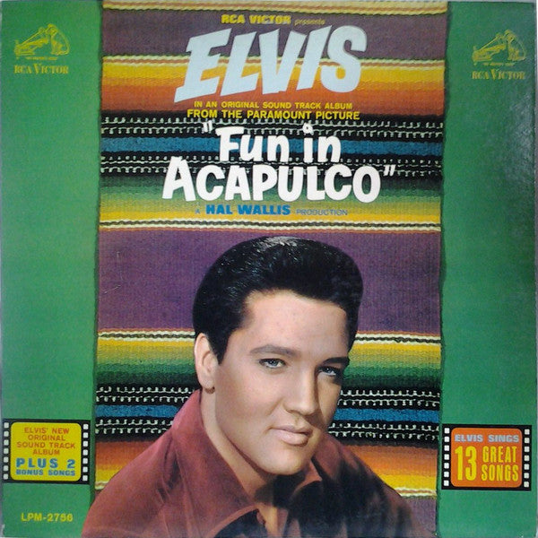 Elvis Presley : Fun In Acapulco (LP, Album, Mono)