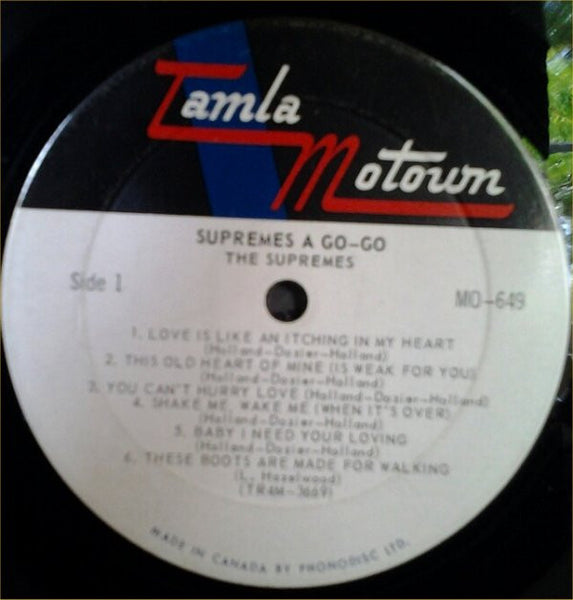 The Supremes : A' Go-Go (LP, Mono)