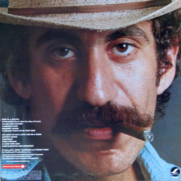 Jim Croce : Time In A Bottle - Jim Croce's Greatest Love Songs (LP, Comp)