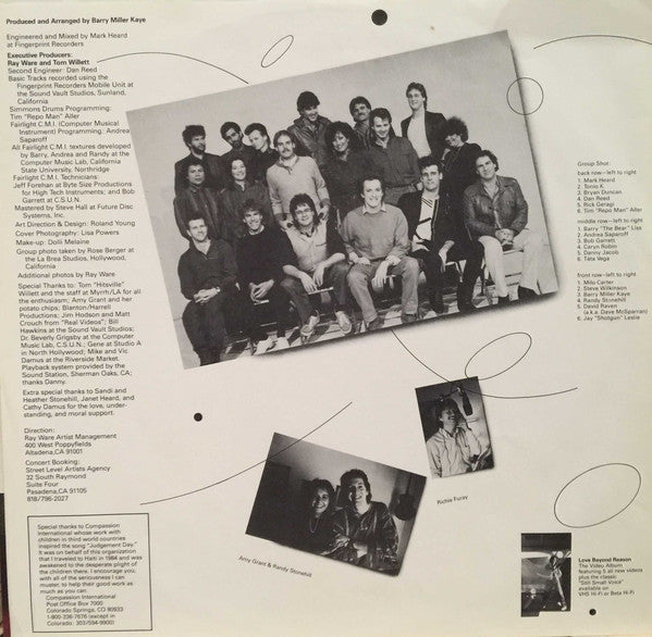Randy Stonehill : Love Beyond Reason (LP, Album)