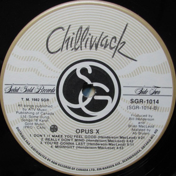 Chilliwack : Opus X (LP, Album)
