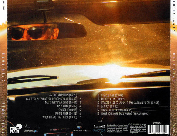 Colin James (2) : Open Road (CD, Album)