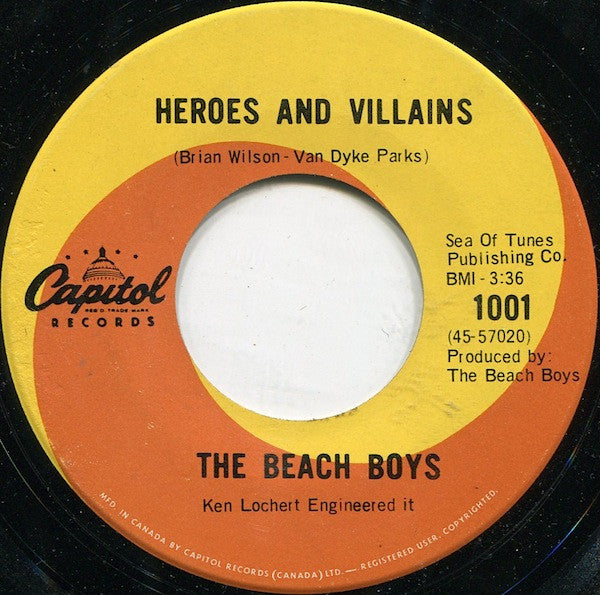 The Beach Boys : Heroes And Villains / You're Welcome (7", Single, US )