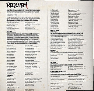 Andrew Lloyd Webber : Requiem (LP, Album)