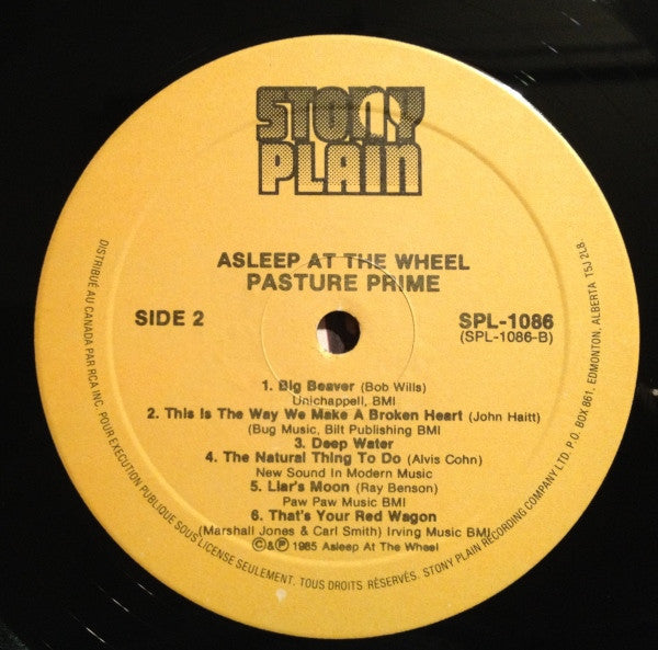 Asleep At The Wheel : Pasture Prime (LP)