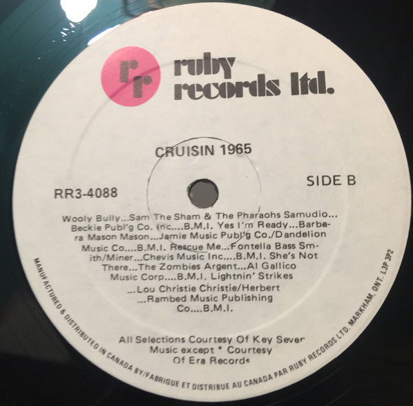 Various : Cruisin' 1965 (LP, Comp)