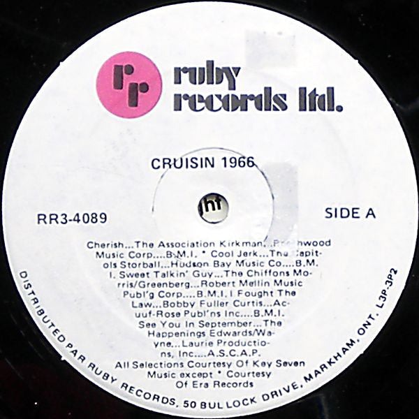 Various : Cruisin' 1966 (LP, Comp)