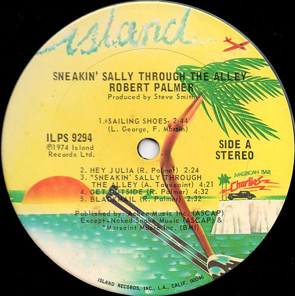 Robert Palmer : Sneakin' Sally Through The Alley (LP, Album, San)