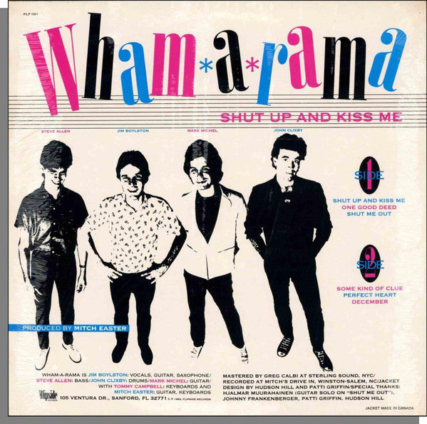 Wham-A-Rama : Shut Up And Kiss Me (12", MiniAlbum)