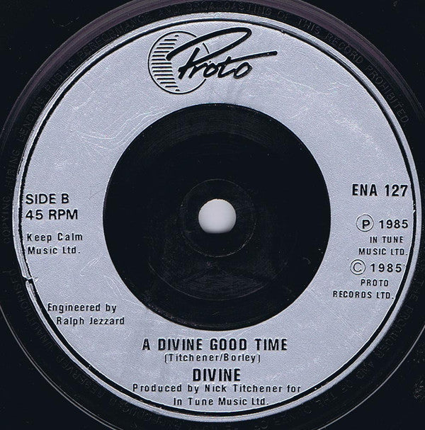 Divine : Twistin' The Night Away (7", Sil)