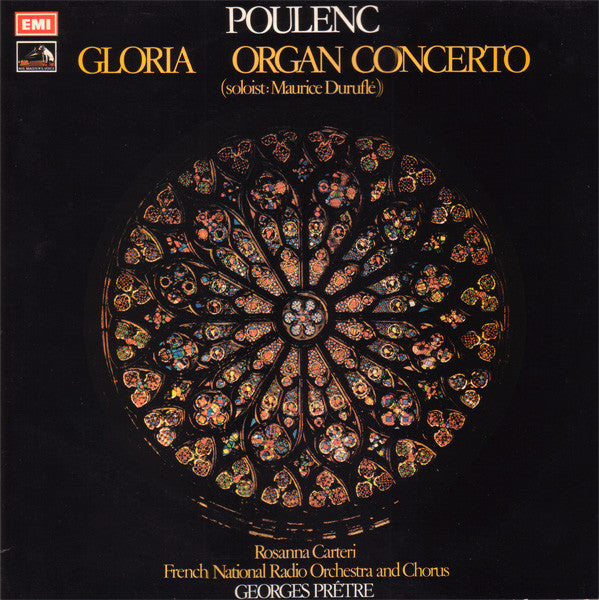 Poulenc* / French National Radio Orchestra* And Chorus* Conducted By Georges Prêtre : Gloria / Organ Concerto (LP, RE, RP)