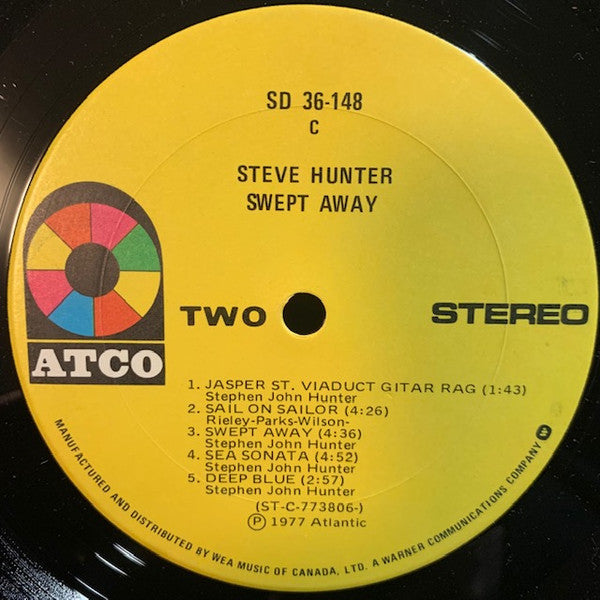 Steve Hunter : Swept Away (LP, Album)
