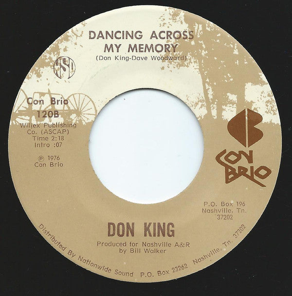 Don King (6) : She's The Girl Of My Dreams / Dancing Across My Memory (7")