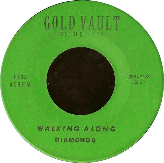 The Diamonds : Walking Along / The Stroll (7", RE)
