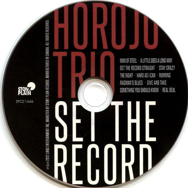 HOROJO Trio : Set The Record (CD, Album)