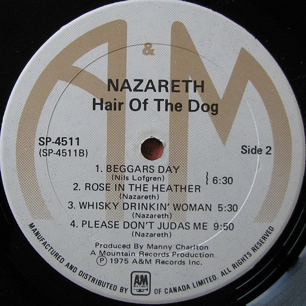 Nazareth (2) : Hair Of The Dog (LP, Album)