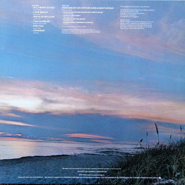 Emerson, Lake & Palmer : Love Beach (LP, Album)