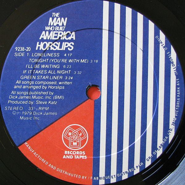 Horslips : The Man Who Built America (LP, Album)