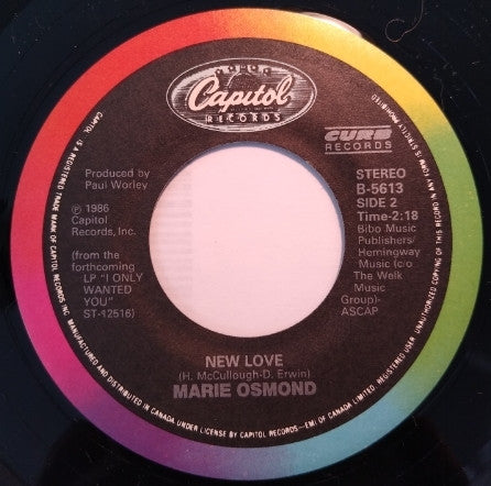 Marie Osmond With Paul Davis (3) : You're Still New To Me (7", Single)