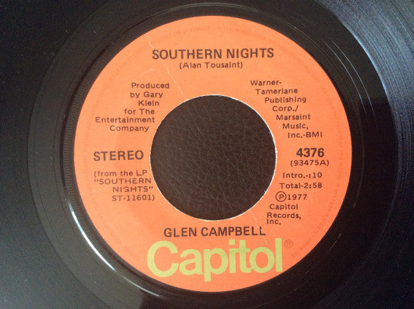 Glen Campbell - Southern Nights (Official Audio) 