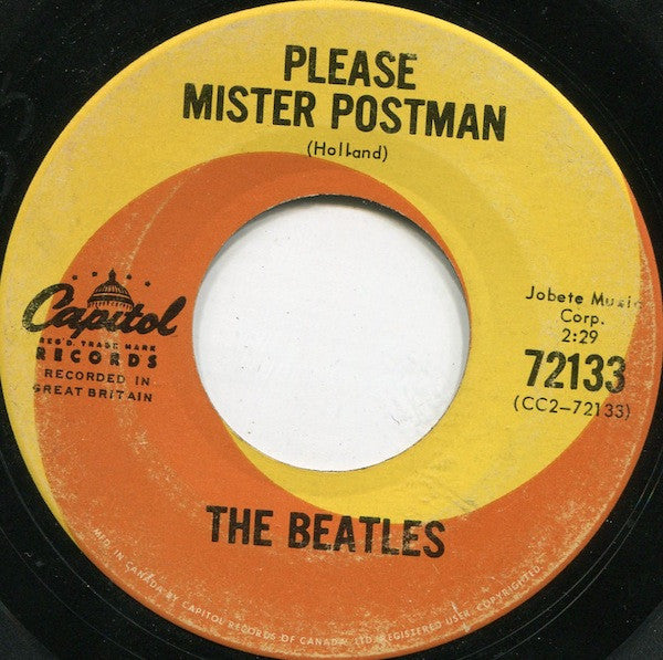 The Beatles : Roll Over Beethoven / Please Mister Postman (7", Single)