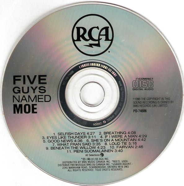 Five Guys Named Moe : Five Guys Named Moe (CD, Album)