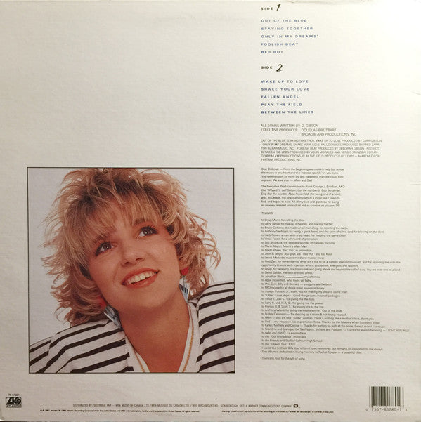 Debbie Gibson : Out Of The Blue (LP, Album)