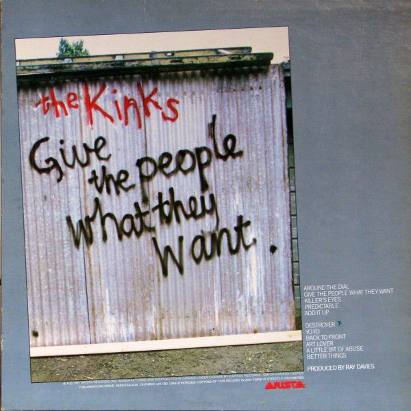 The Kinks : Give The People What They Want (LP, Album)