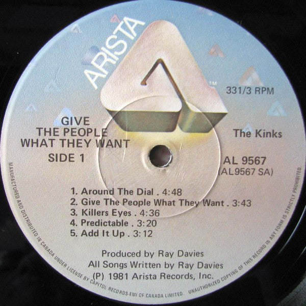 The Kinks : Give The People What They Want (LP, Album)