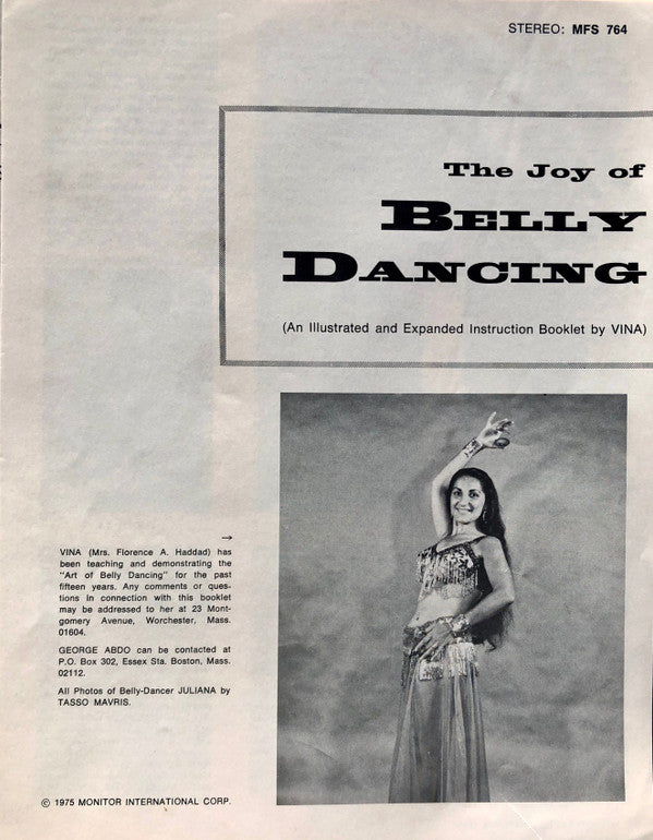 George Abdo And His "Flames Of Araby" Orchestra : The Joy Of Belly Dancing (LP, Album)