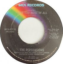 The Persuasions : Love You Most Of All / Chapel Of Love (7", Single)