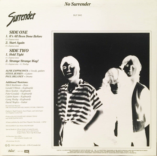 Surrender (3) : No Surrender (LP, MiniAlbum)