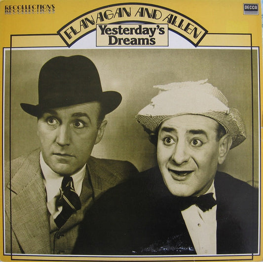 Flanagan And Allen : Yesterday's Dreams (LP, Comp, Mono, RM)