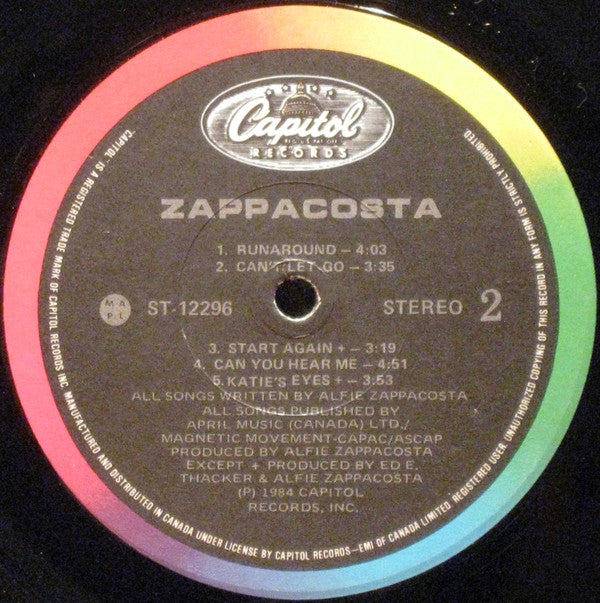 Zappacosta : Zappacosta (LP, Album)