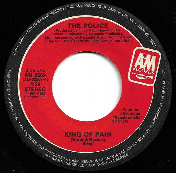 The Police : King Of Pain (7", Single)