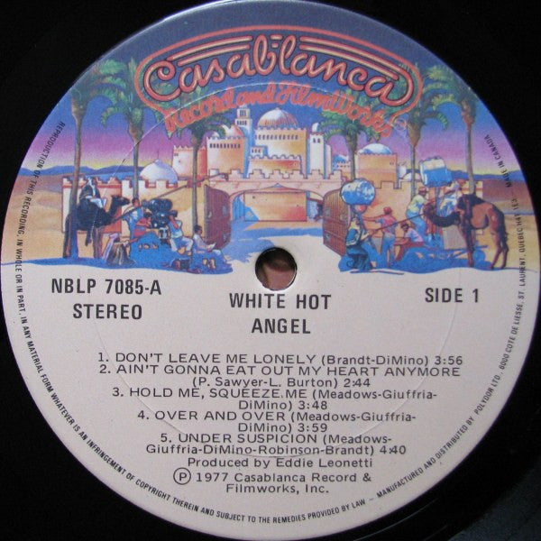 Angel (24) : White Hot (LP, Album)