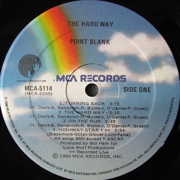 Point Blank (9) : The Hard Way (LP, Album)