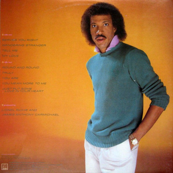 Lionel Richie : Lionel Richie (LP, Album)