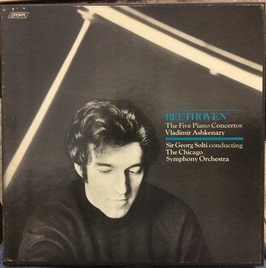 Vladimir Ashkenazy : BEETHOVEN THE FIVE PIANO CONCERTOS  (4xLP)