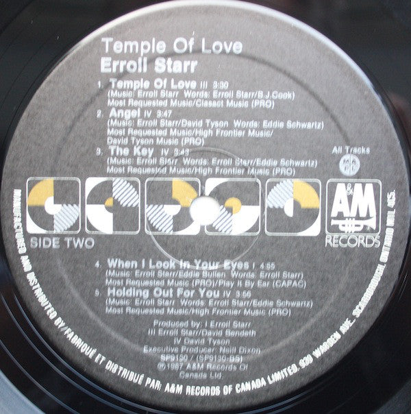 Erroll Starr : Temple Of Love (LP)