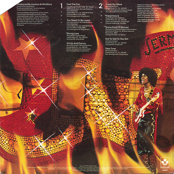 Jermaine Jackson : Feel The Fire (LP, Album)