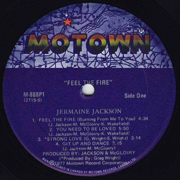 Jermaine Jackson : Feel The Fire (LP, Album)