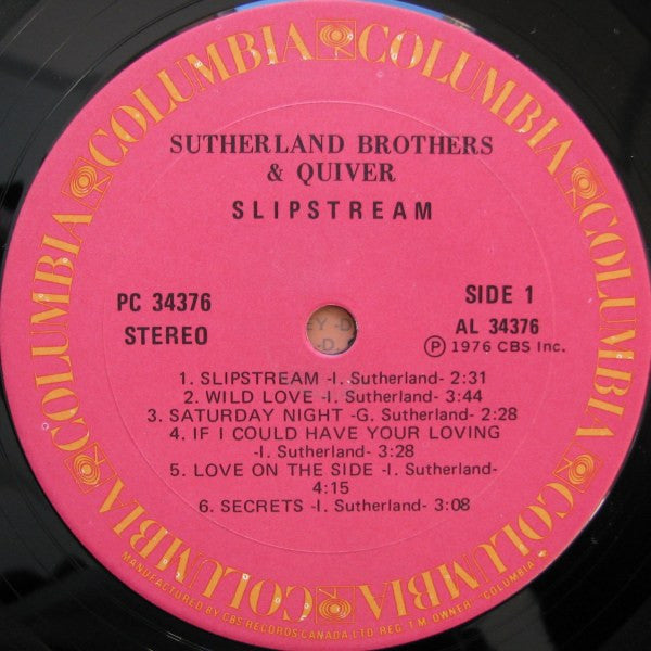 Sutherland Brothers & Quiver - Slipstream (LP, Album) (Very Good (VG))