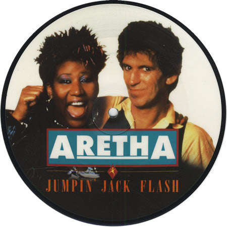 Aretha Franklin : Jumpin' Jack Flash (7", Pic)