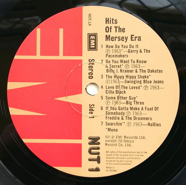 Various : Hits Of The Mersey Era Volume One (LP, Comp, Mono)