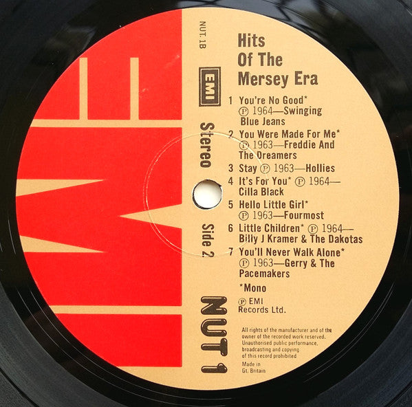 Various : Hits Of The Mersey Era Volume One (LP, Comp, Mono)