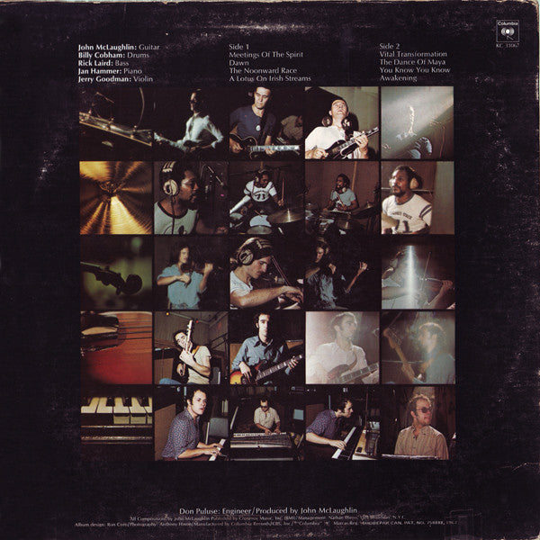 The Mahavishnu Orchestra* With John McLaughlin : The Inner Mounting Flame (LP, Album)