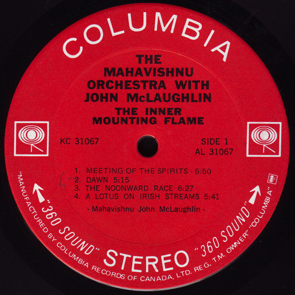The Mahavishnu Orchestra* With John McLaughlin : The Inner Mounting Flame (LP, Album)