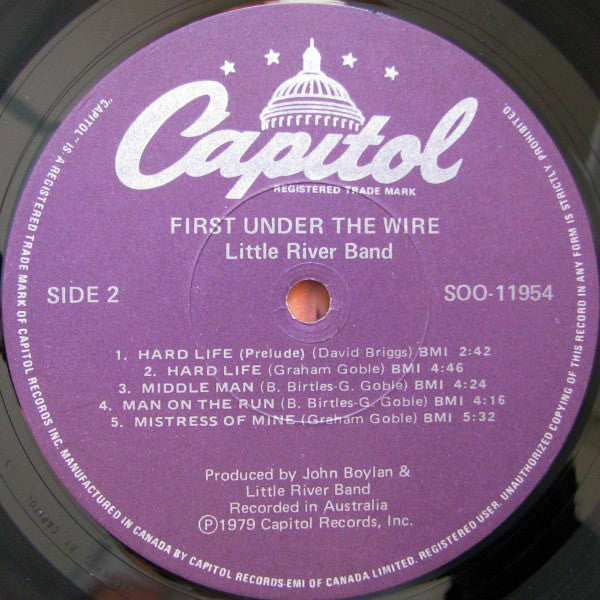 Little River Band : First Under The Wire (LP, Album)