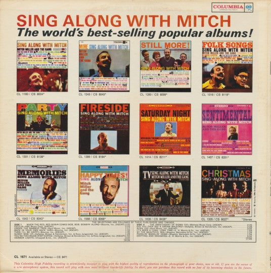 Mitch Miller And The Gang : Your Request Sing Along With Mitch (LP, Album, Mono)